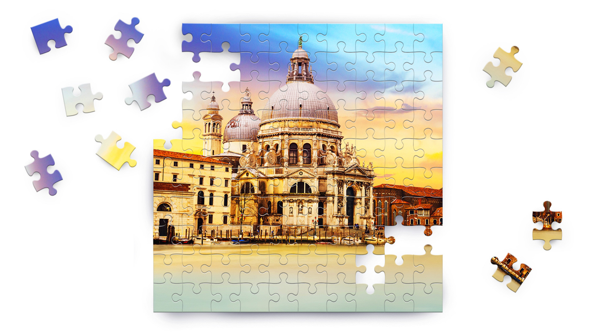 Make jigsaw puzzles video online
