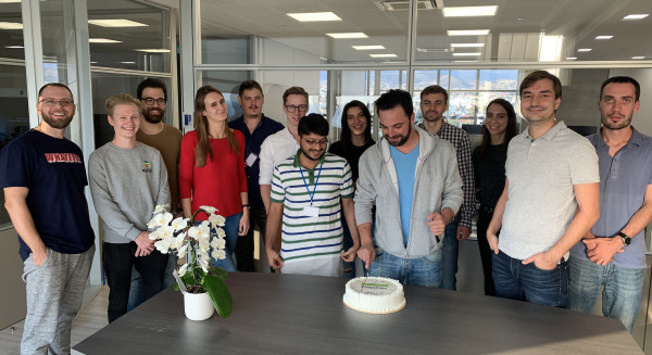 Milestone celebration of 100 employees in Easybrain Limassol office Milestone celebration of 100 employees in Easybrain Limassol office